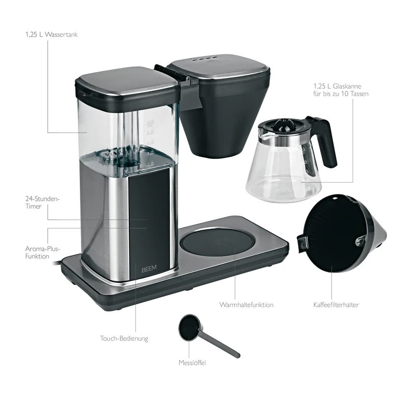 Filterkaffeemaschine - Glas