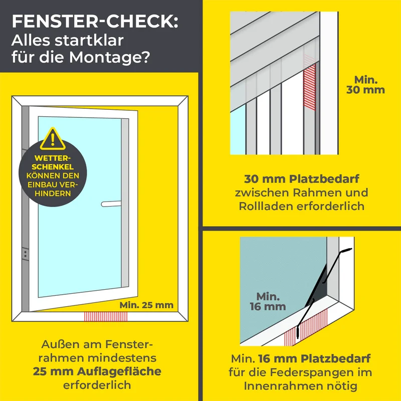Teleskop-Insektenschutzgitter mit integriertem Netz - 4er-Set - anthrazit