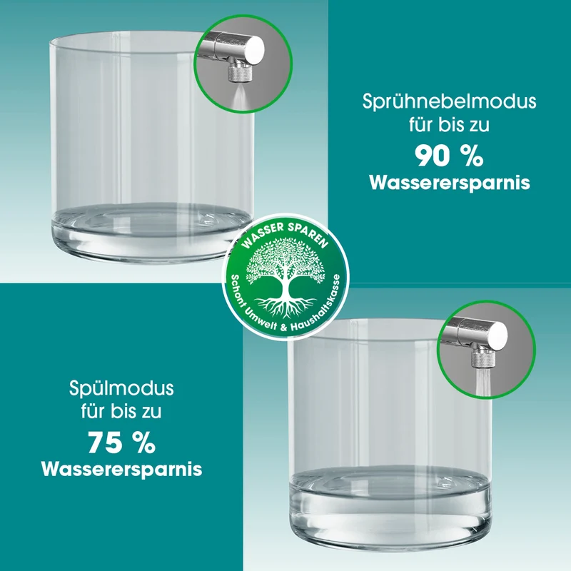 Strahlregler für Wasserarmaturen 3,5cm - Edelstahl