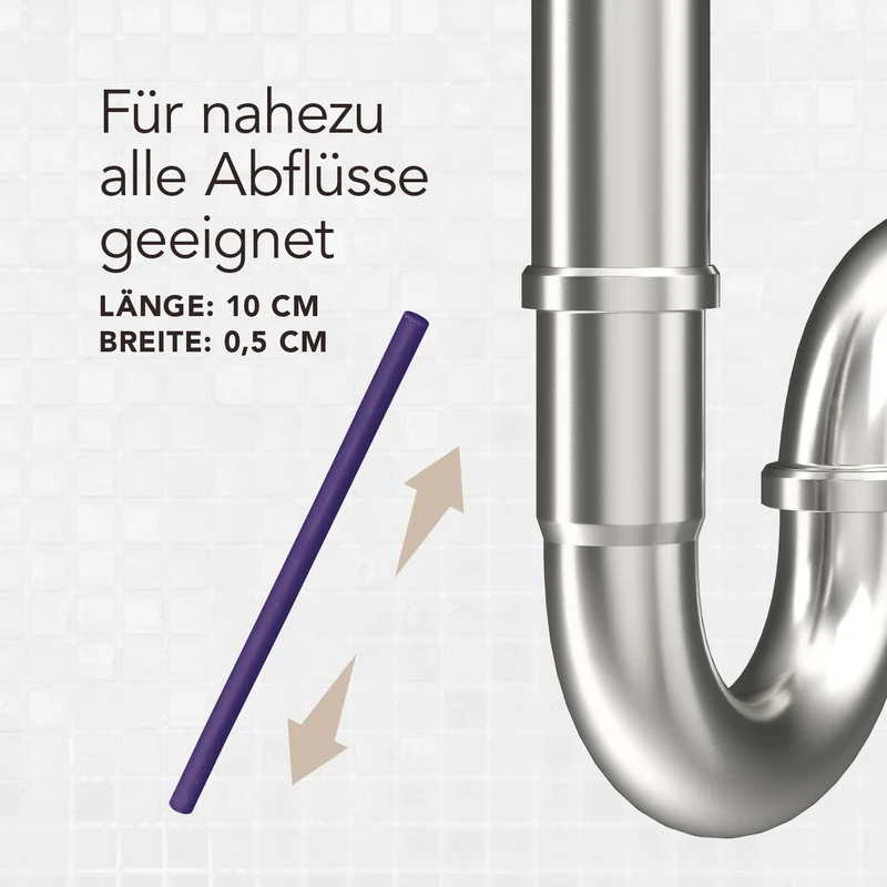 Abflussreiniger-Stick Lavendel - 50er-Set