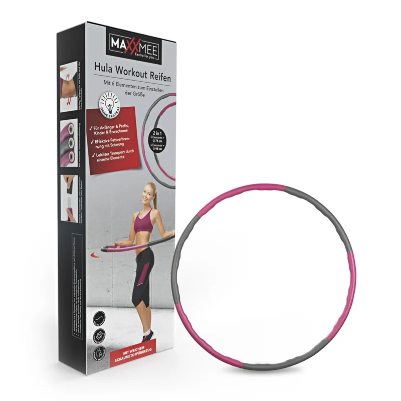 Hula Hoop Reifen verstellbar - 100 cm - lila