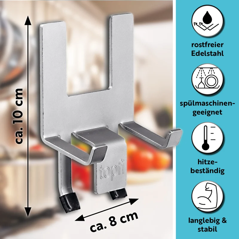 Topfdeckelhalter für Töpfe & Pfannen - 3er-Set