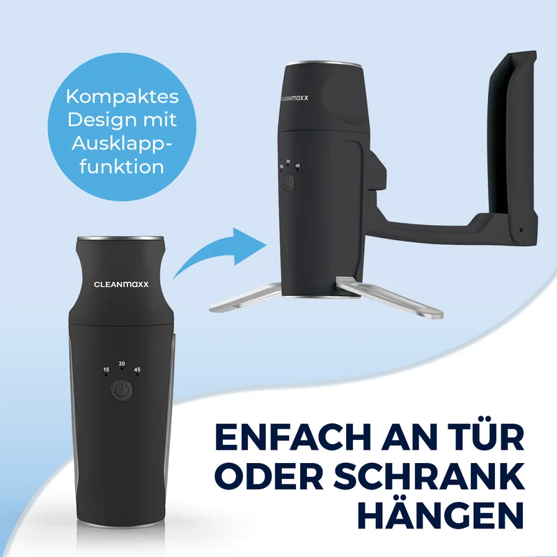 Hemdenbügler PRO KOMPAKT - schwarz/silber