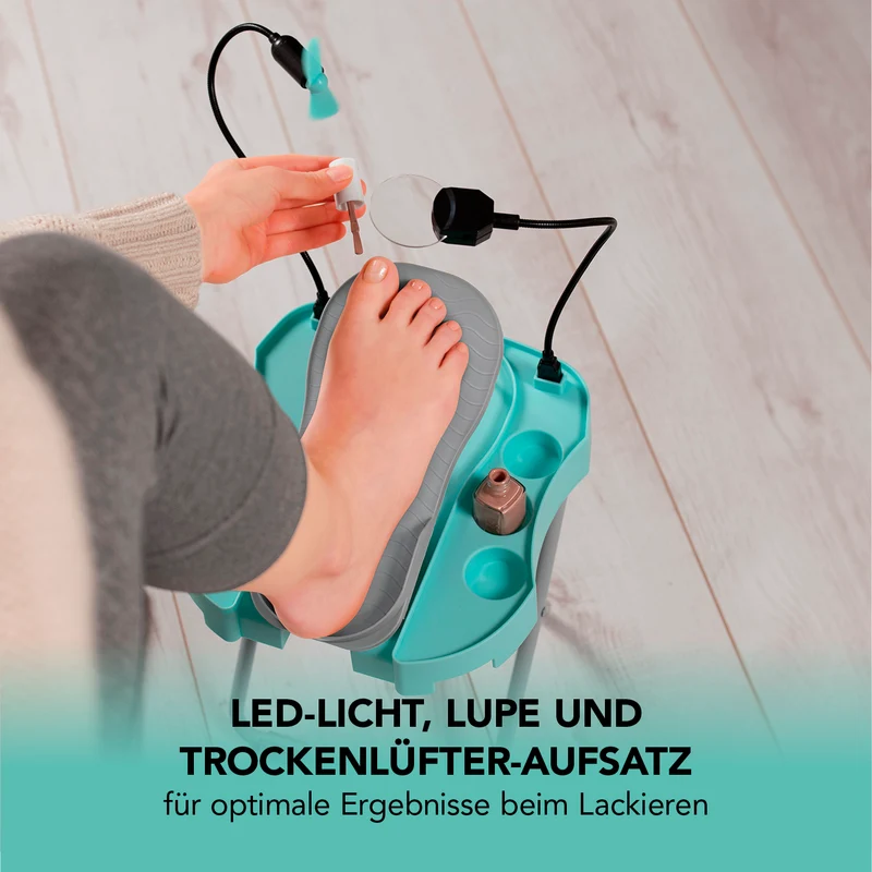 Fußstütze Pediküre Salon Step - mint/weiß