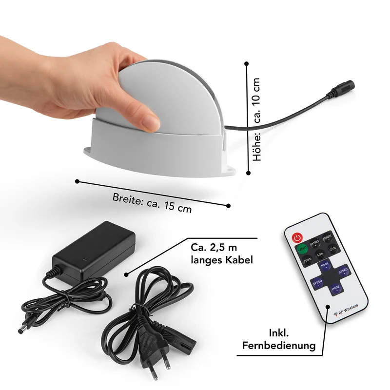 LED-Rahmen-Projektor - weiß