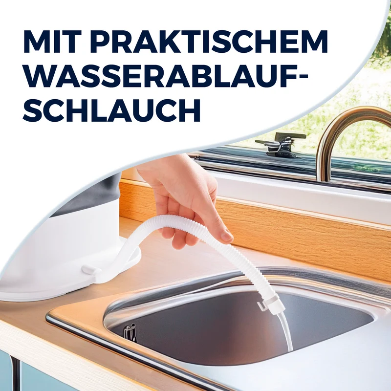 Faltbare Mini-Waschmaschine